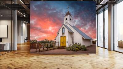 historical church Wall mural