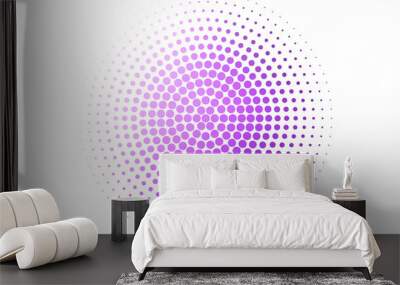 Purple Tone Modern Abstract Art Background Pattern Design Wall mural