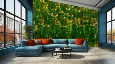 green bottles 2 Wall mural