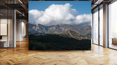 Mountains and Clouds 1 Wall mural