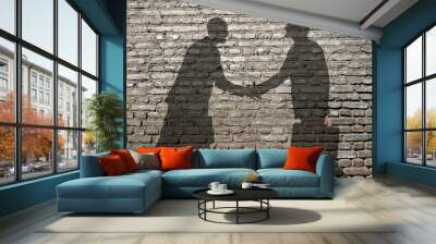 business partners Wall mural