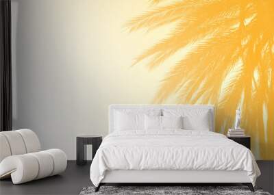 palm trees background Wall mural