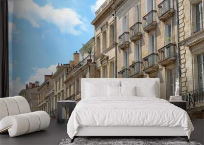 Real Estate - France - Bordeaux - uptown facade	 Wall mural