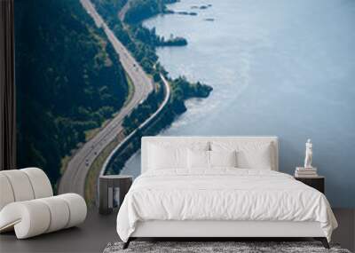 View of the Columbia River from Mitchell Point, Columbia River G Wall mural