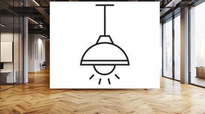 chandelier icon vector design illustration Wall mural