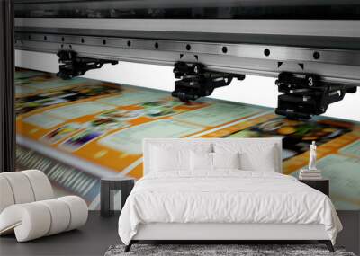 Large printer format inkjet working Wall mural