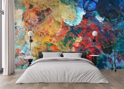 color palette as abstract background Wall mural