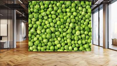 green pea background Wall mural