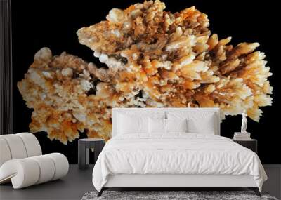 gypsum mineral isolated Wall mural