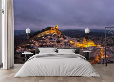 Montefrío, pueblo más bonito de Granada (Spain) Wall mural