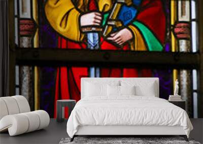 Stained Glass - Saint Paul Wall mural