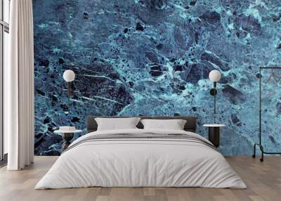 blue marble wall 2 Wall mural