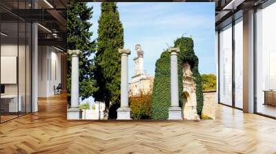 columnas romanas en la ciudad de Zamora, Castilla y León. España Wall mural