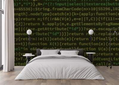 binary code background Wall mural