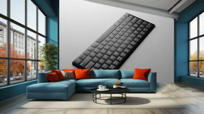 computer keyboard with background Wall mural