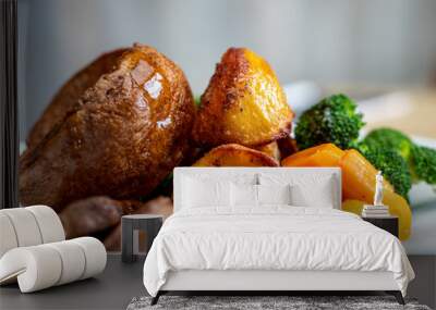 Roast potatoes on Roast Dinner  Wall mural