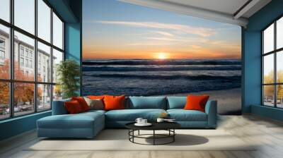 sunset  Wall mural