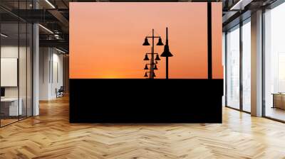 Sunset Silhouette  Wall mural