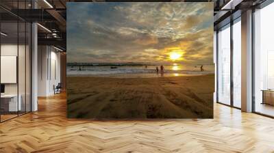 Ocean Beach Sunset Wall mural