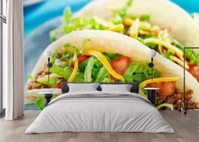 - Soft shell beef tacos Wall mural