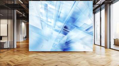 abstract blurred glass illustration Wall mural