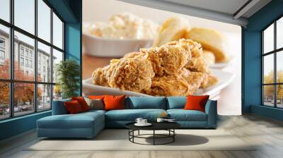 fried chicken meal Wall mural