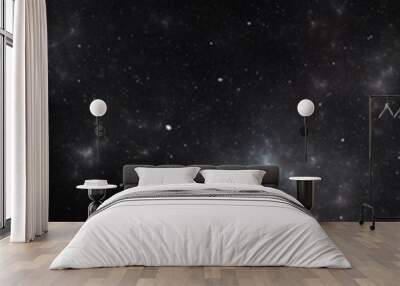 space texture illustration with stars and nebula Wall mural