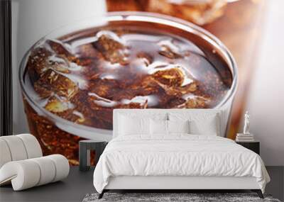 two glasses of cola soft drink Wall mural