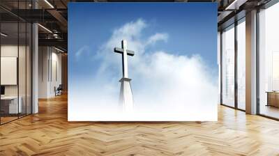 the cross Wall mural