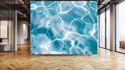 Abstract water texture seamless pattern Wall mural