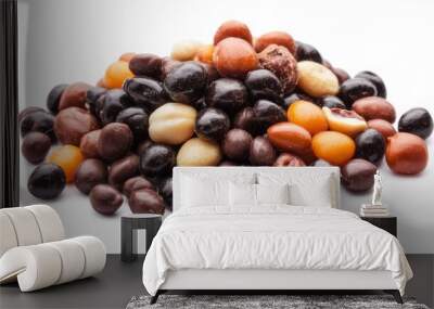 Raisin grain closeup view Wall mural