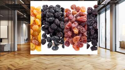 Raisin grain closeup view Wall mural