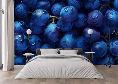 Seamless background of grape Wall mural