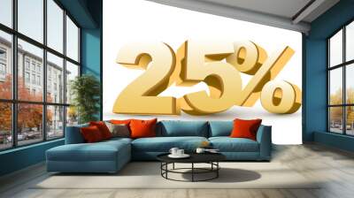 3d shiny golden discount collection - 25 percent Wall mural