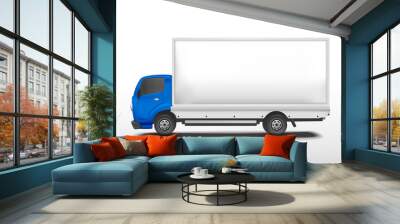 blank delivery truck Wall mural