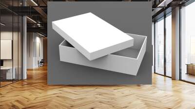 blank paper box Wall mural