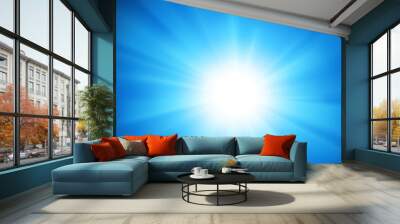 Bright shining light effect Wall mural