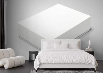 tilt blank paper box Wall mural