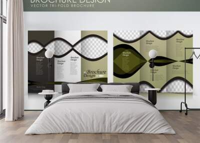 vector brochure layout design template Wall mural