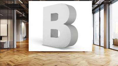 white letter B Wall mural