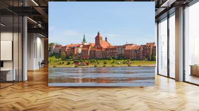 View of Grudziadz town, Poland Wall mural