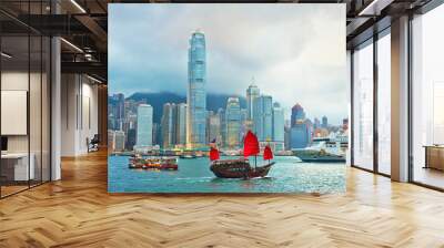 Victoria harbor Wall mural