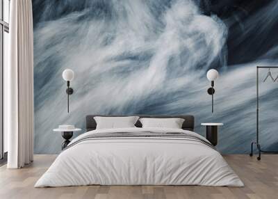 dark aquatic abstract veil Wall mural