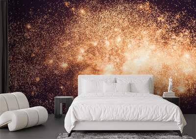 Brightly fireworks Wall mural