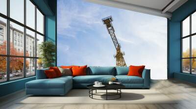 tower crane Wall mural