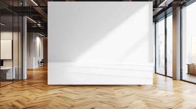 empty white room Wall mural