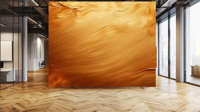 Soft glowing golden texture with abstract brushstrokes, warm light reflections creating a rich and luxurious visual effect for high-end design Wall mural