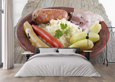 plat de choucroute Wall mural