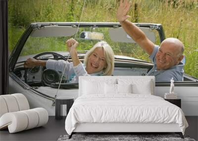 Seniors - Le retour en voiture Wall mural