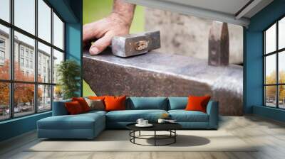 forge a knife Wall mural